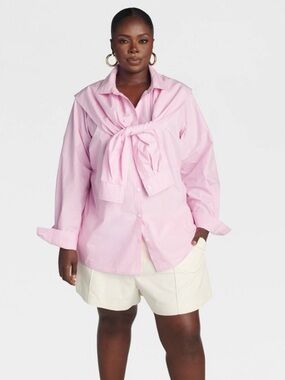 KBB by KAHLANA “The Double Layer Button Down Shirt”